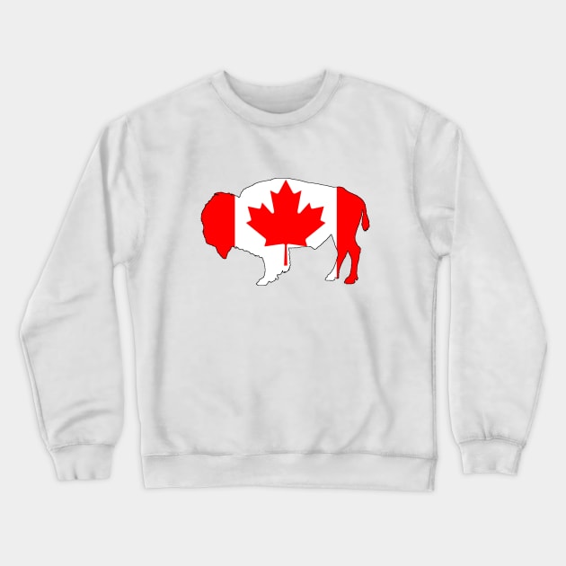 Canada Bison Crewneck Sweatshirt by MordaxFurittus